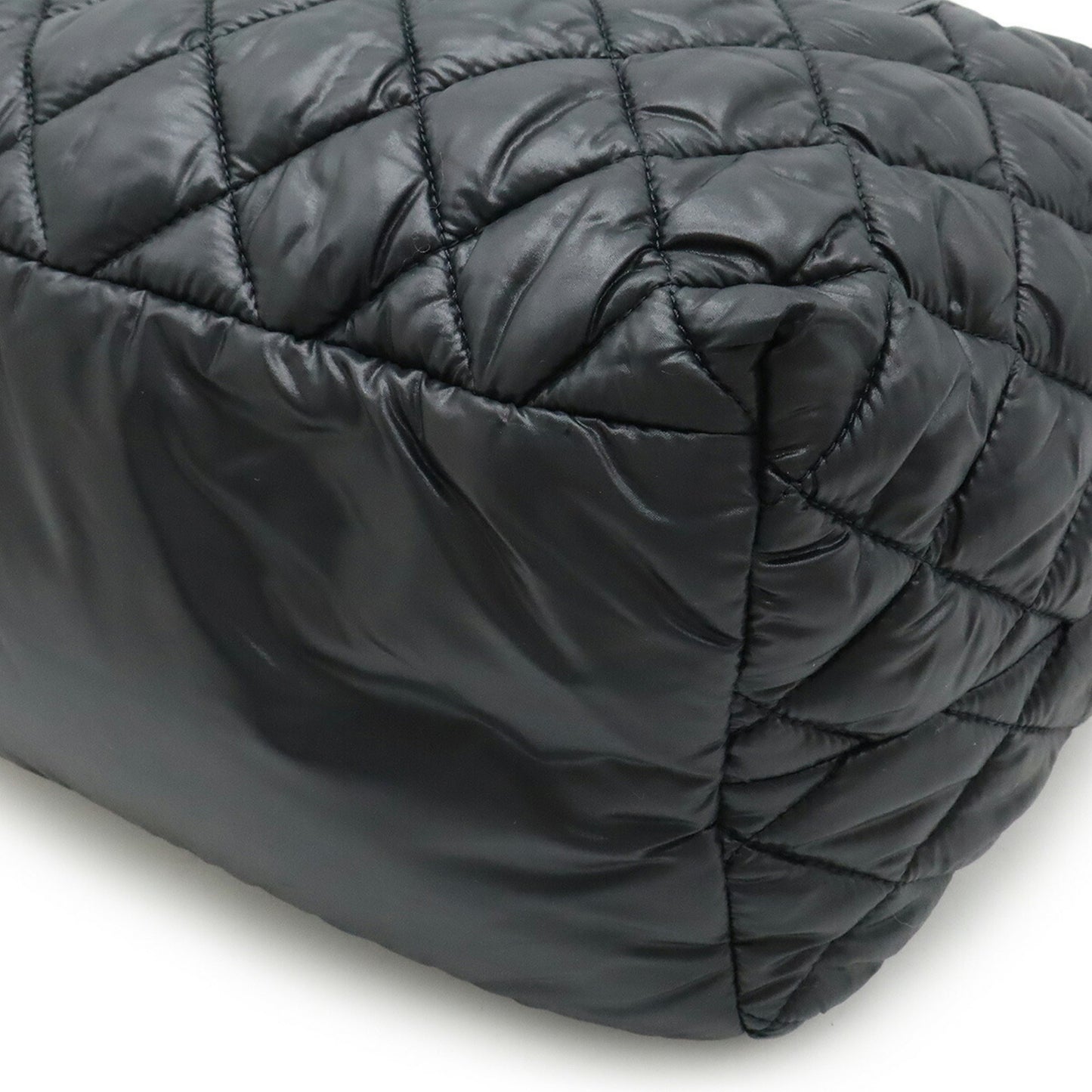 Chanel Coco Cocoon, Black, NYLON, tote