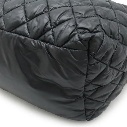 Chanel Coco Cocoon, Black, NYLON, tote
