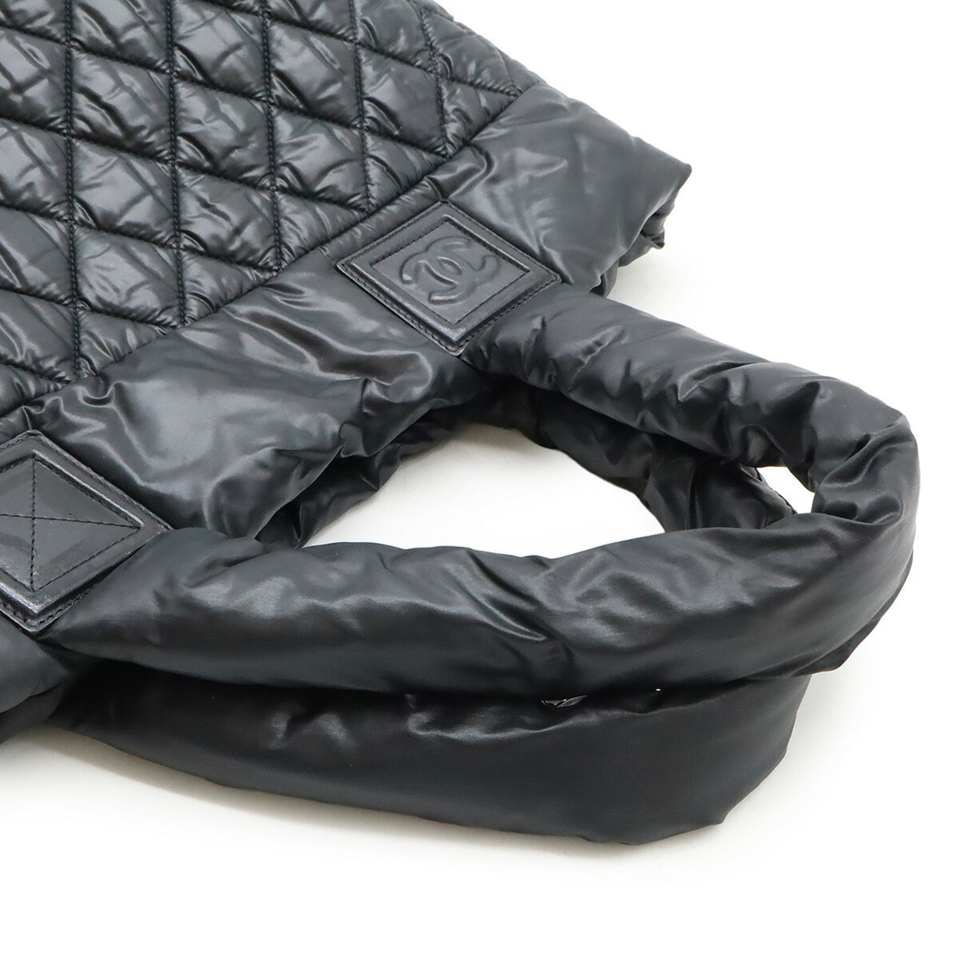 Chanel Coco Cocoon, Black, NYLON, tote