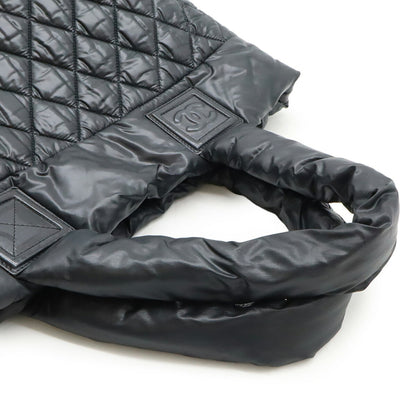 Chanel Coco Cocoon, Black, NYLON, tote