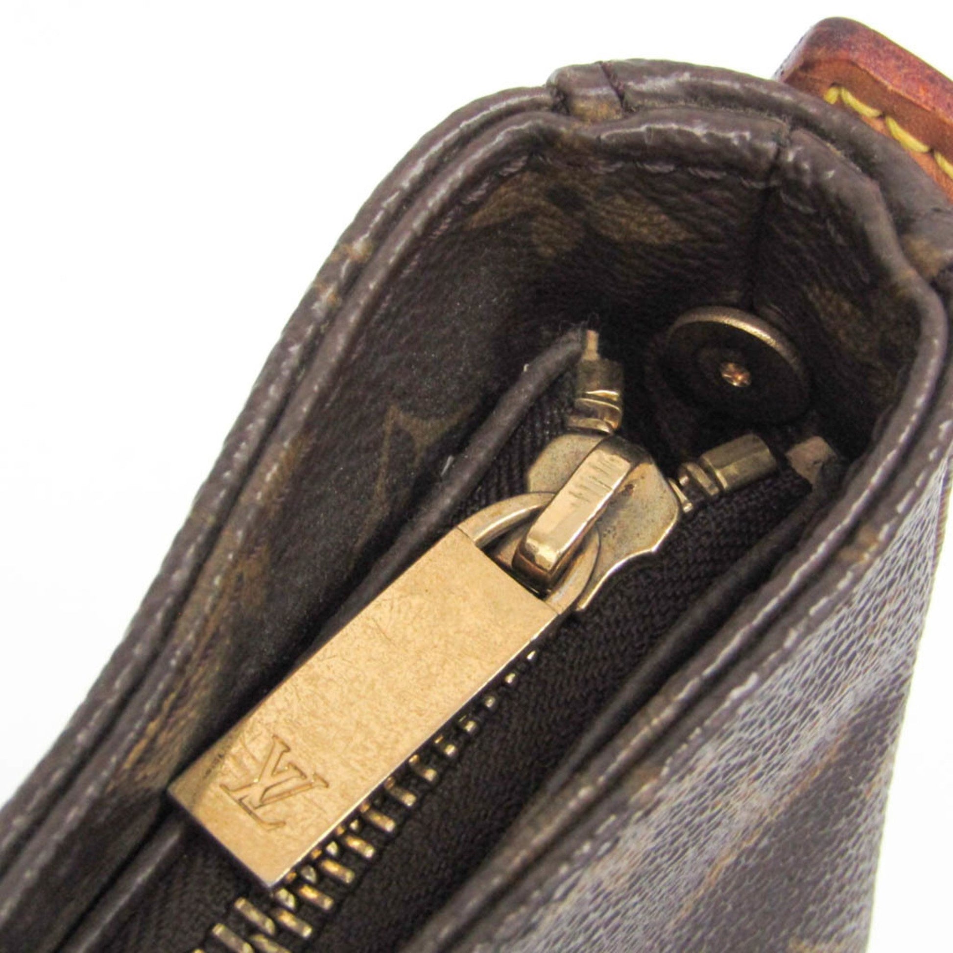 Louis Vuitton Looping, Brown, Canvas, shoulder