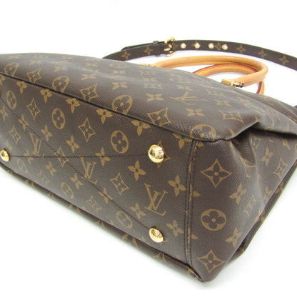 Louis Vuitton Pallas, Brown, Canvas, handbag
