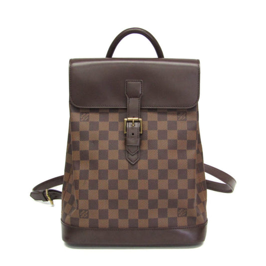 Louis Vuitton Soho, Brown, Canvas, backpack