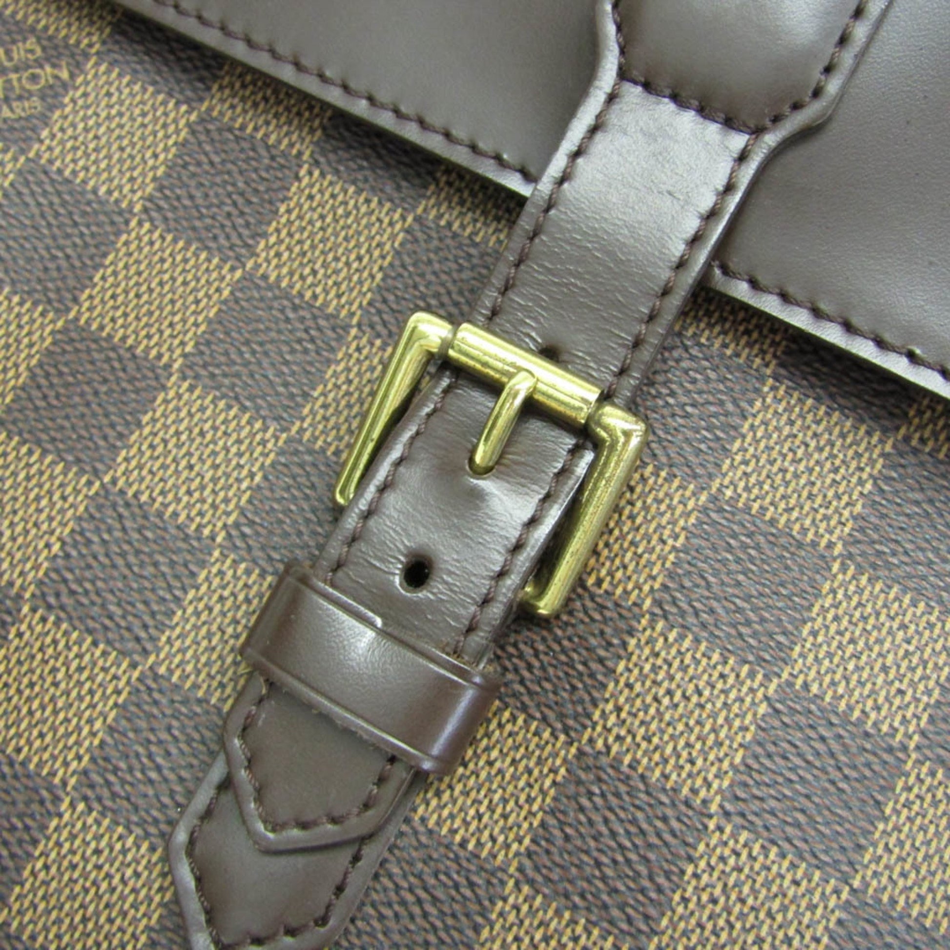 Louis Vuitton Soho, Brown, Canvas, backpack