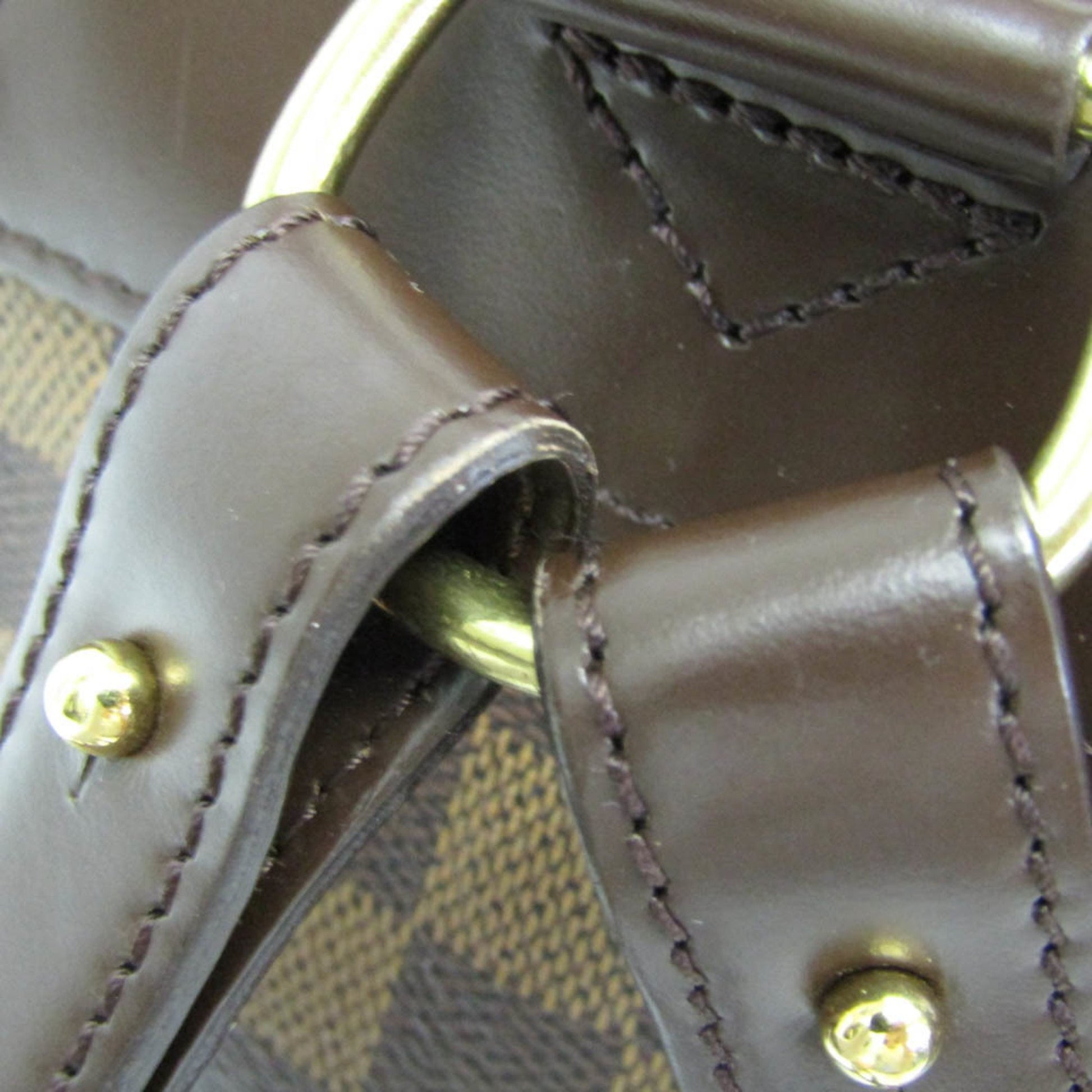 Louis Vuitton Soho, Brown, Canvas, backpack