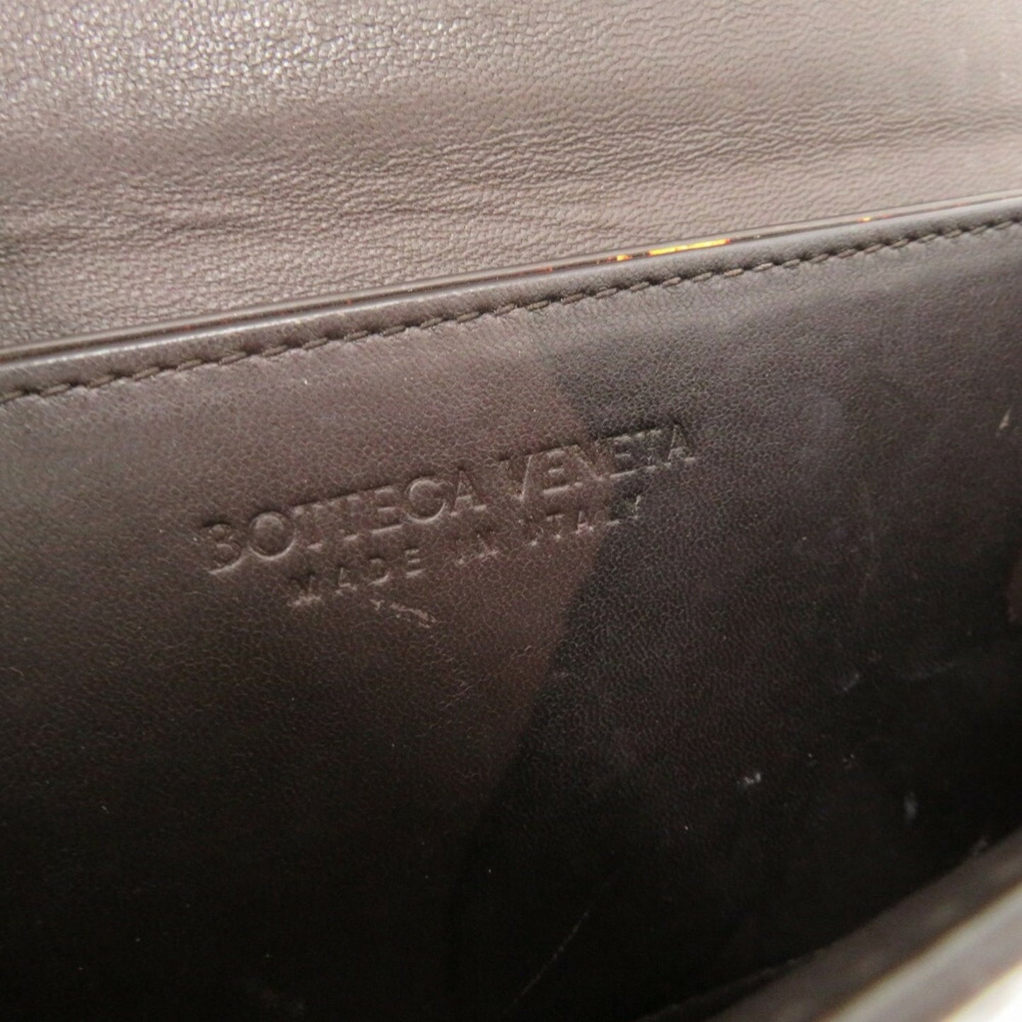 Bottega Veneta CLASSIC BV, Brown, Leather, shoulder