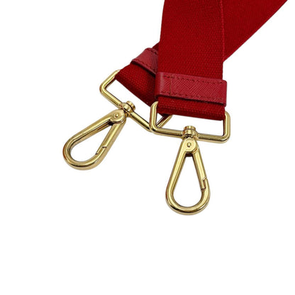 Prada Canapa, Red, Canvas, handbag