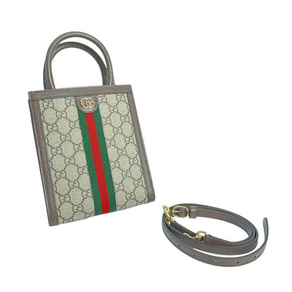 Gucci Ophidia, Beige, "CANVAS, LEATHER", shoulder