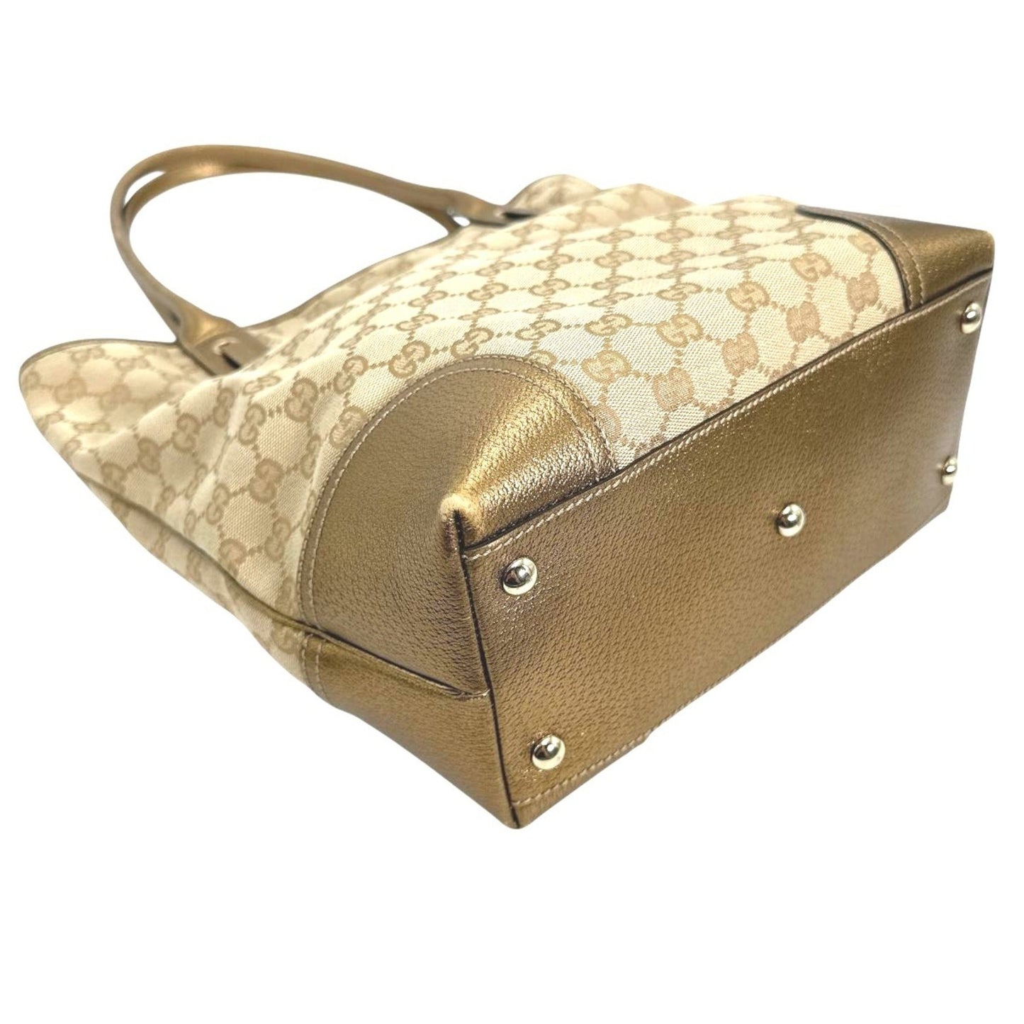 Gucci Princy, Beige, Canvas, shoulder
