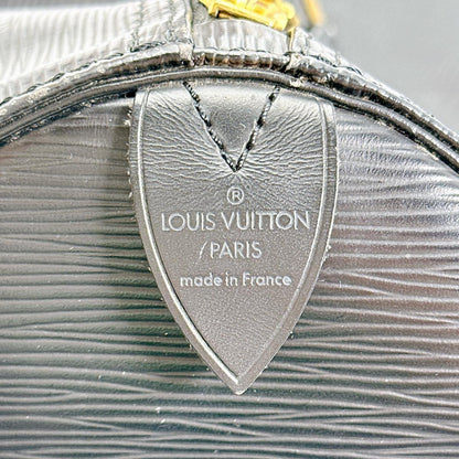 Louis Vuitton Keepall 50, Black, Leather, travel