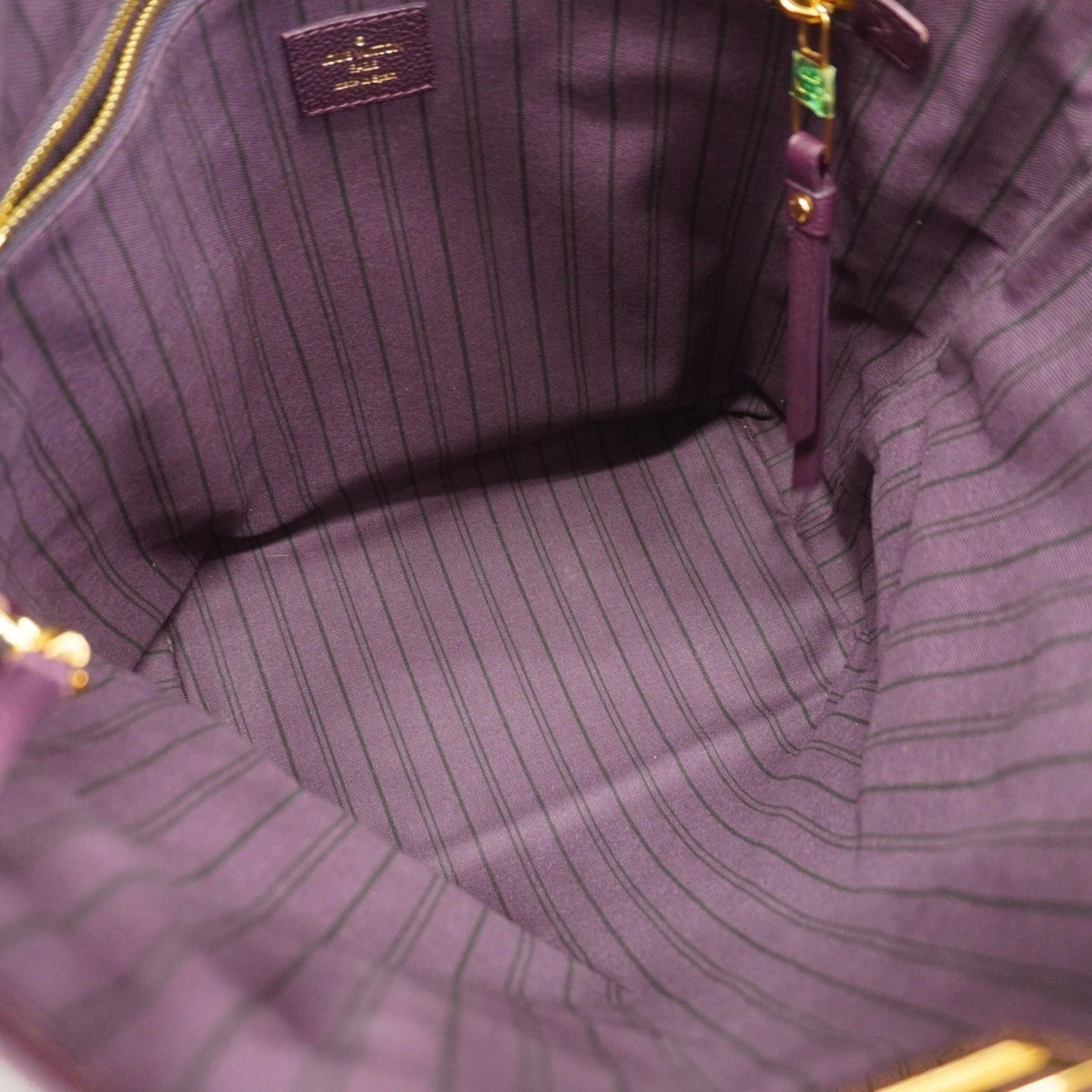 Louis Vuitton Citadine, Purple, Leather, tote