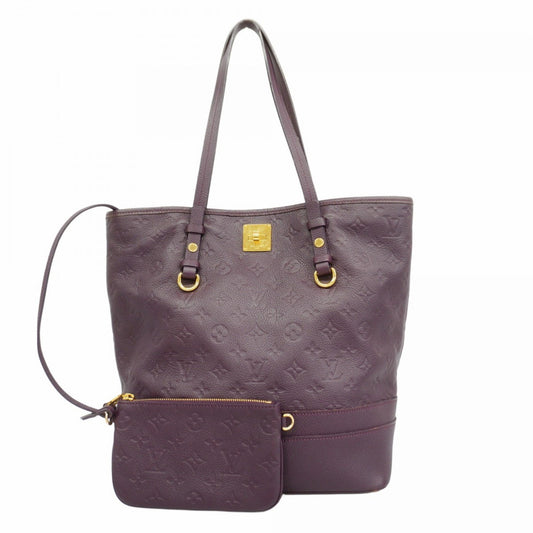 Louis Vuitton Citadine, Purple, Leather, tote