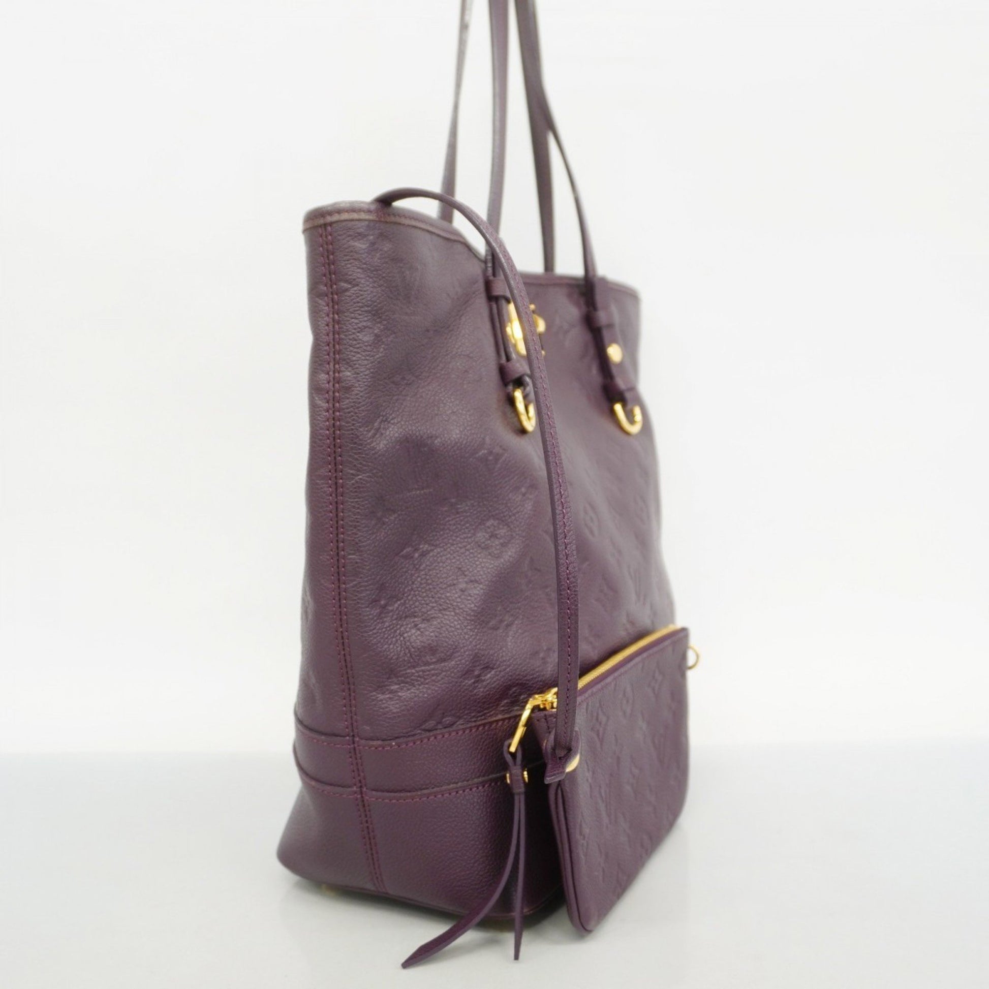 Louis Vuitton Citadine, Purple, Leather, tote
