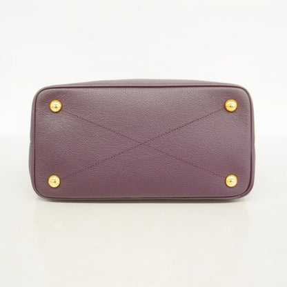Louis Vuitton Citadine, Purple, Leather, tote