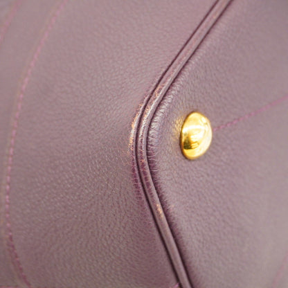 Louis Vuitton Citadine, Purple, Leather, tote