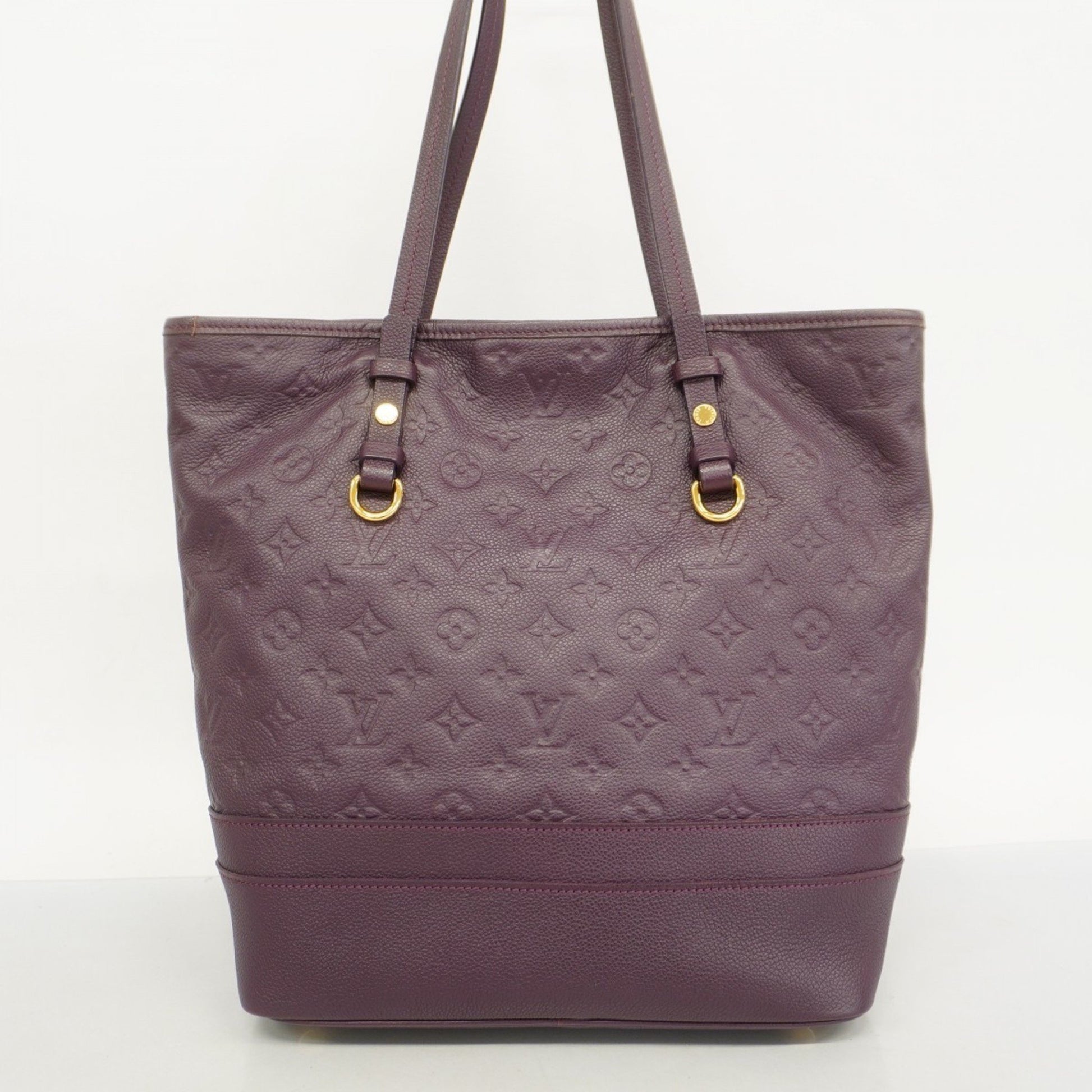 Louis Vuitton Citadine, Purple, Leather, tote