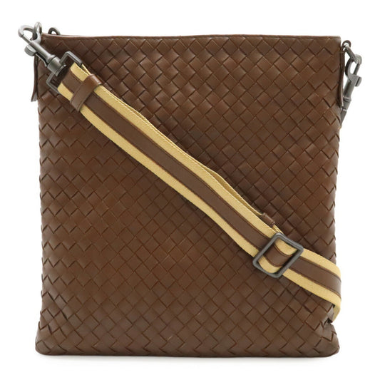 Bottega Veneta Intrecciato, Brown, Leather, shoulder