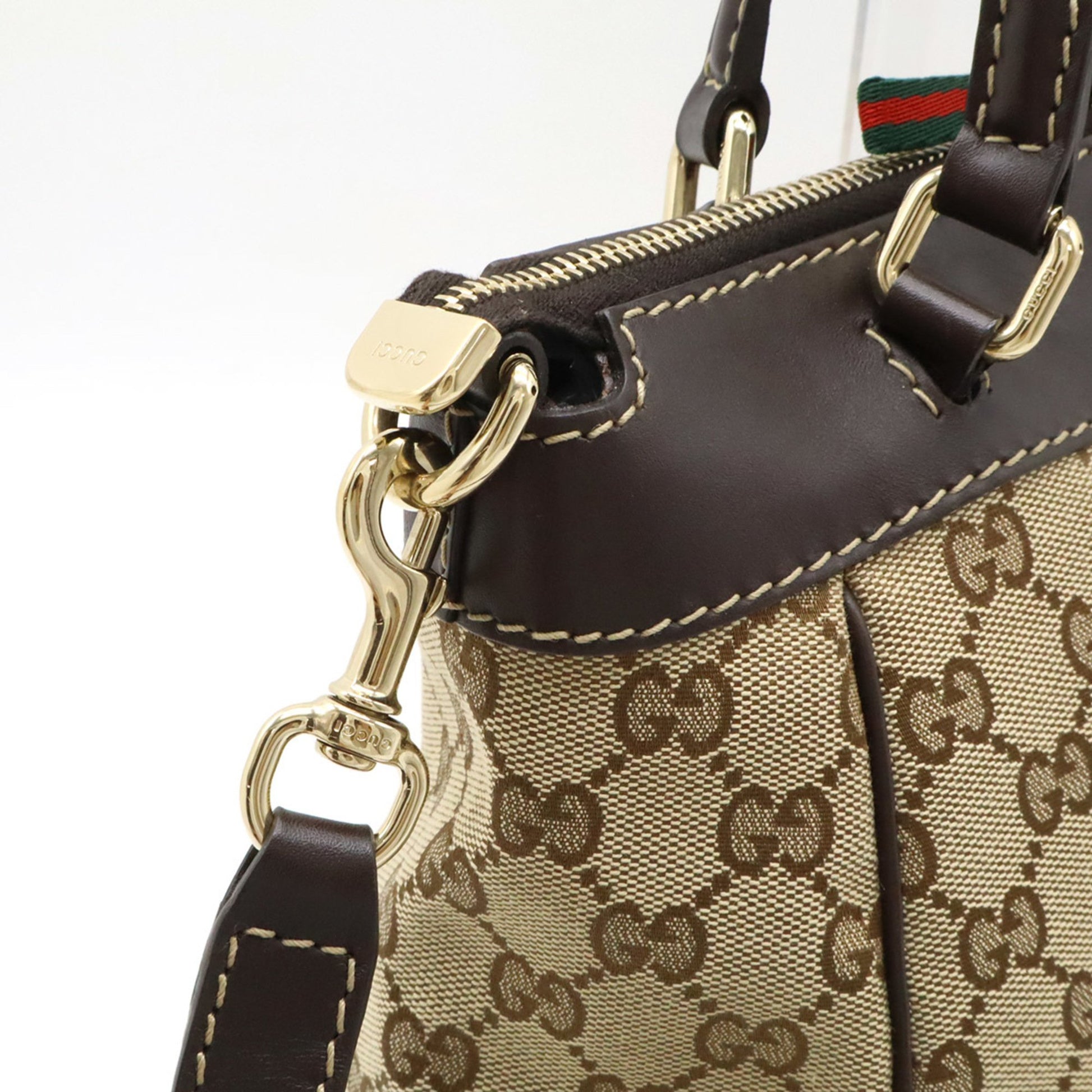 Gucci Ophidia, Beige, Canvas, tote
