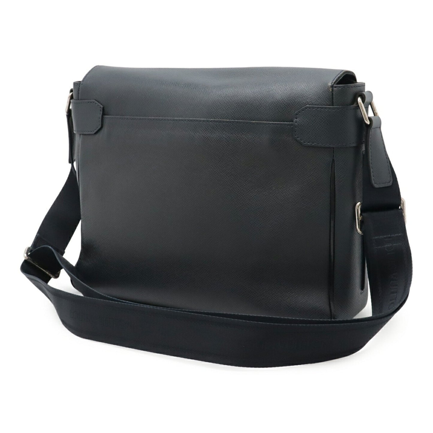 Louis Vuitton Roman, Black, Leather, shoulder