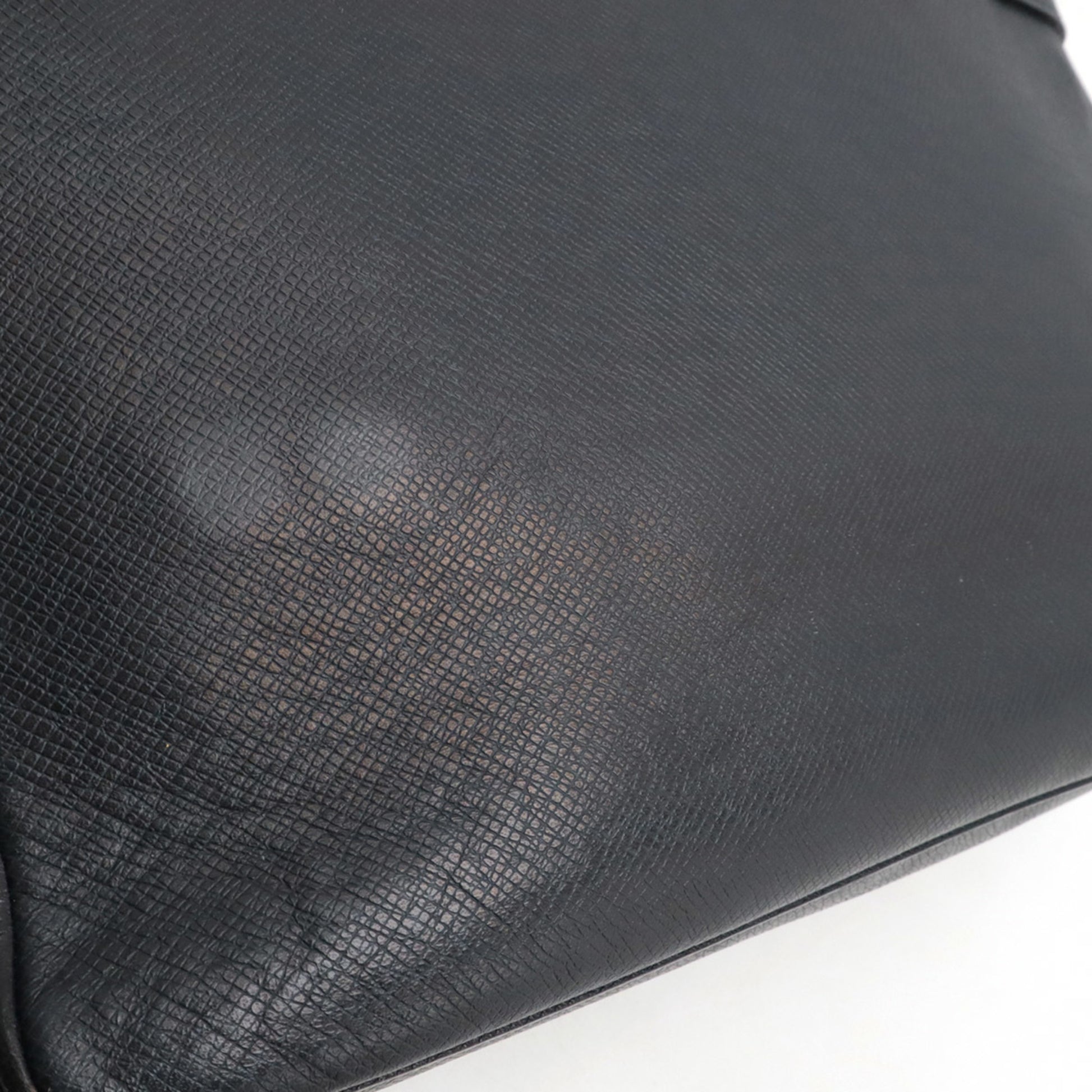 Louis Vuitton Roman, Black, Leather, shoulder