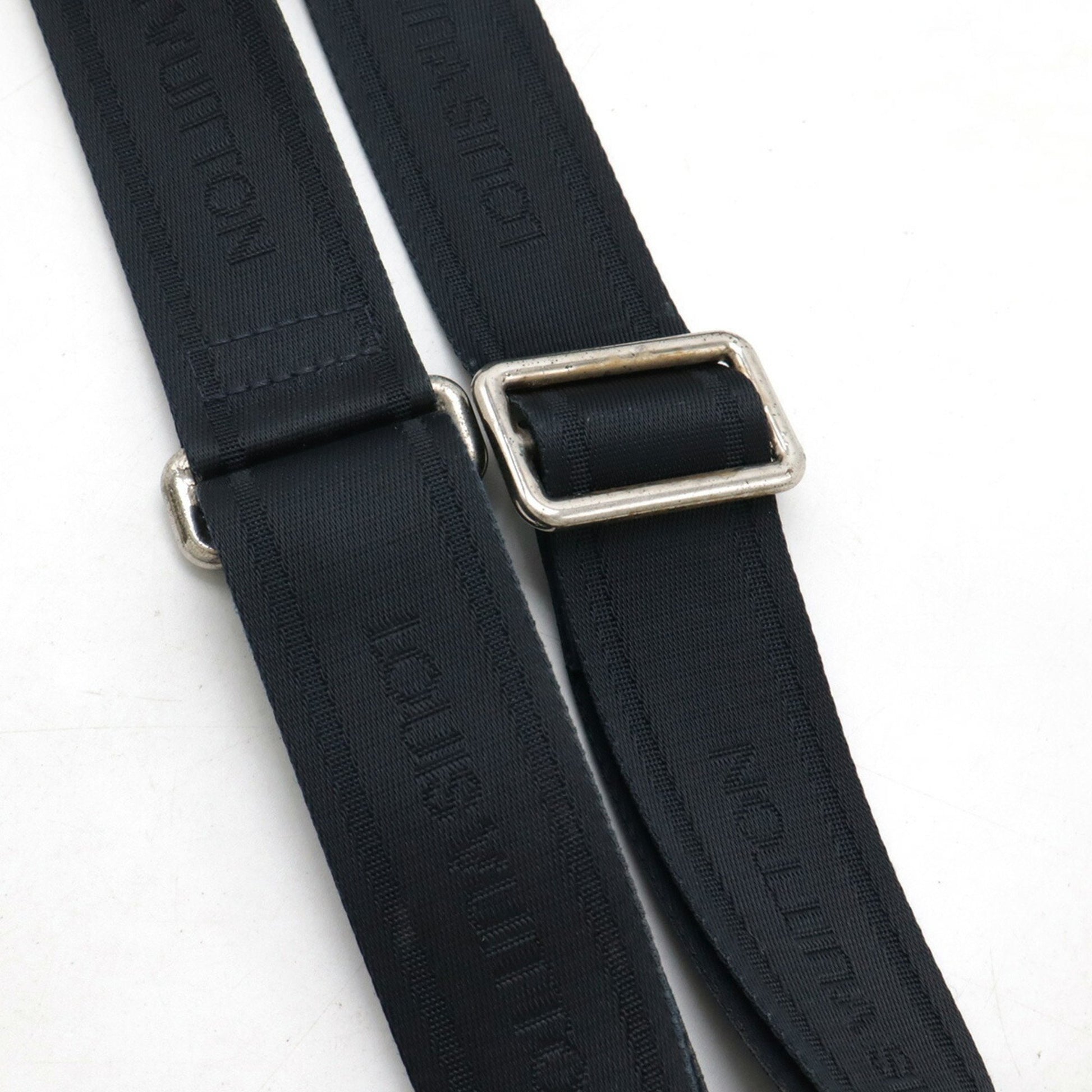 Louis Vuitton Roman, Black, Leather, shoulder