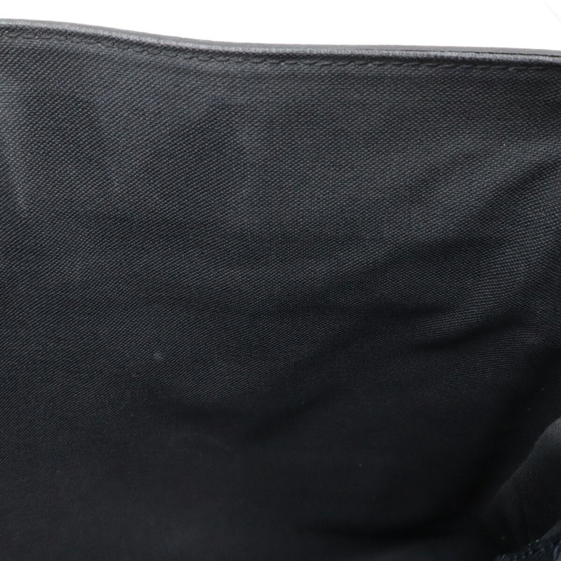 Louis Vuitton Roman, Black, Leather, shoulder