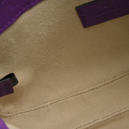 Gucci Aphrodite, Purple, Leather, shoulder