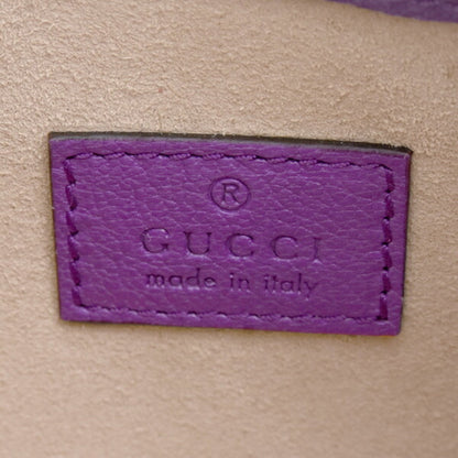 Gucci Aphrodite, Purple, Leather, shoulder
