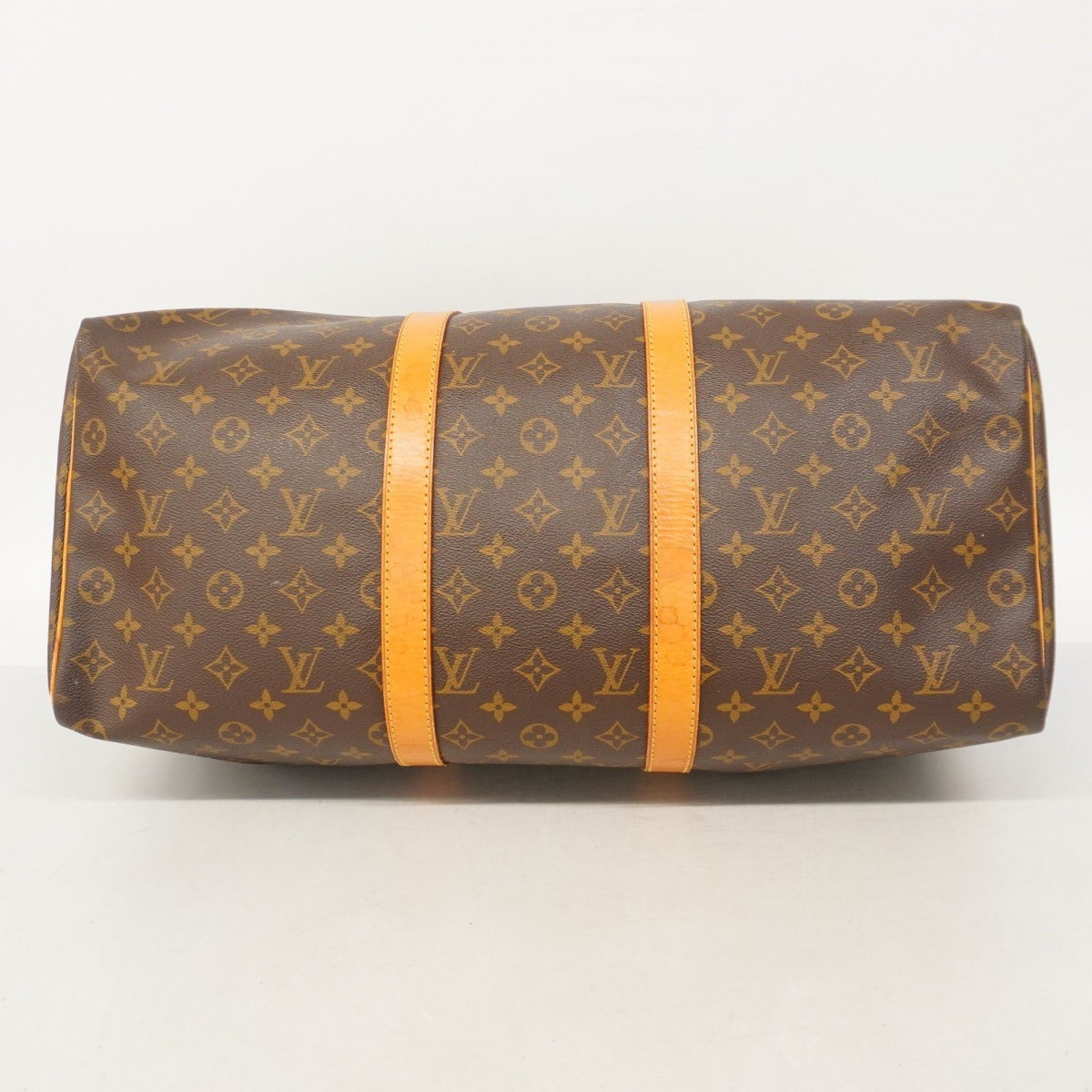 Louis Vuitton Keepall 50, Brown, Canvas, travel
