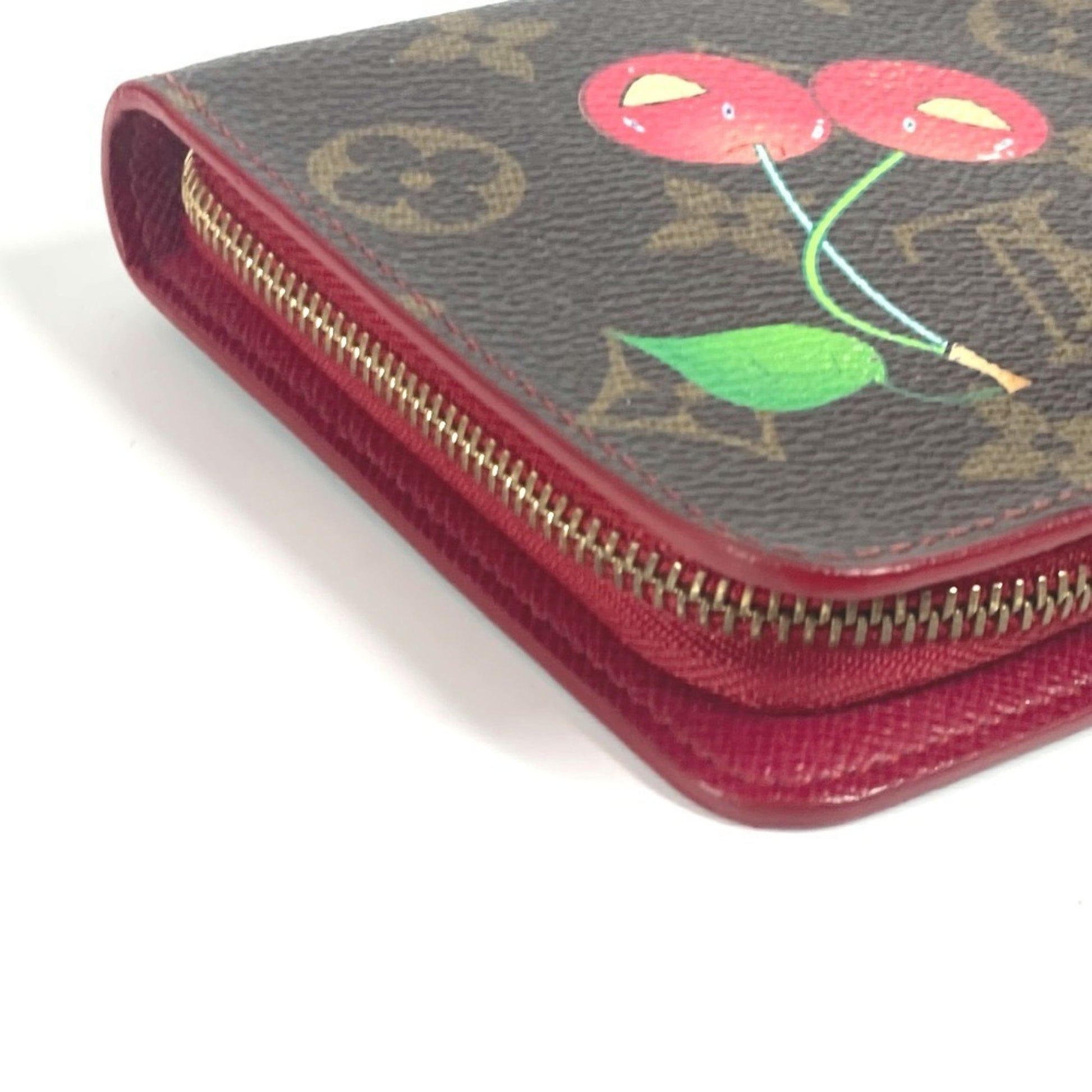 Louis Vuitton Porte monnaie Zippy, Brown, Canvas, wallet