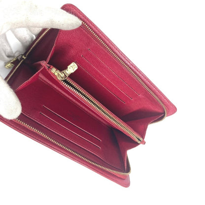 Louis Vuitton Porte monnaie Zippy, Brown, Canvas, wallet