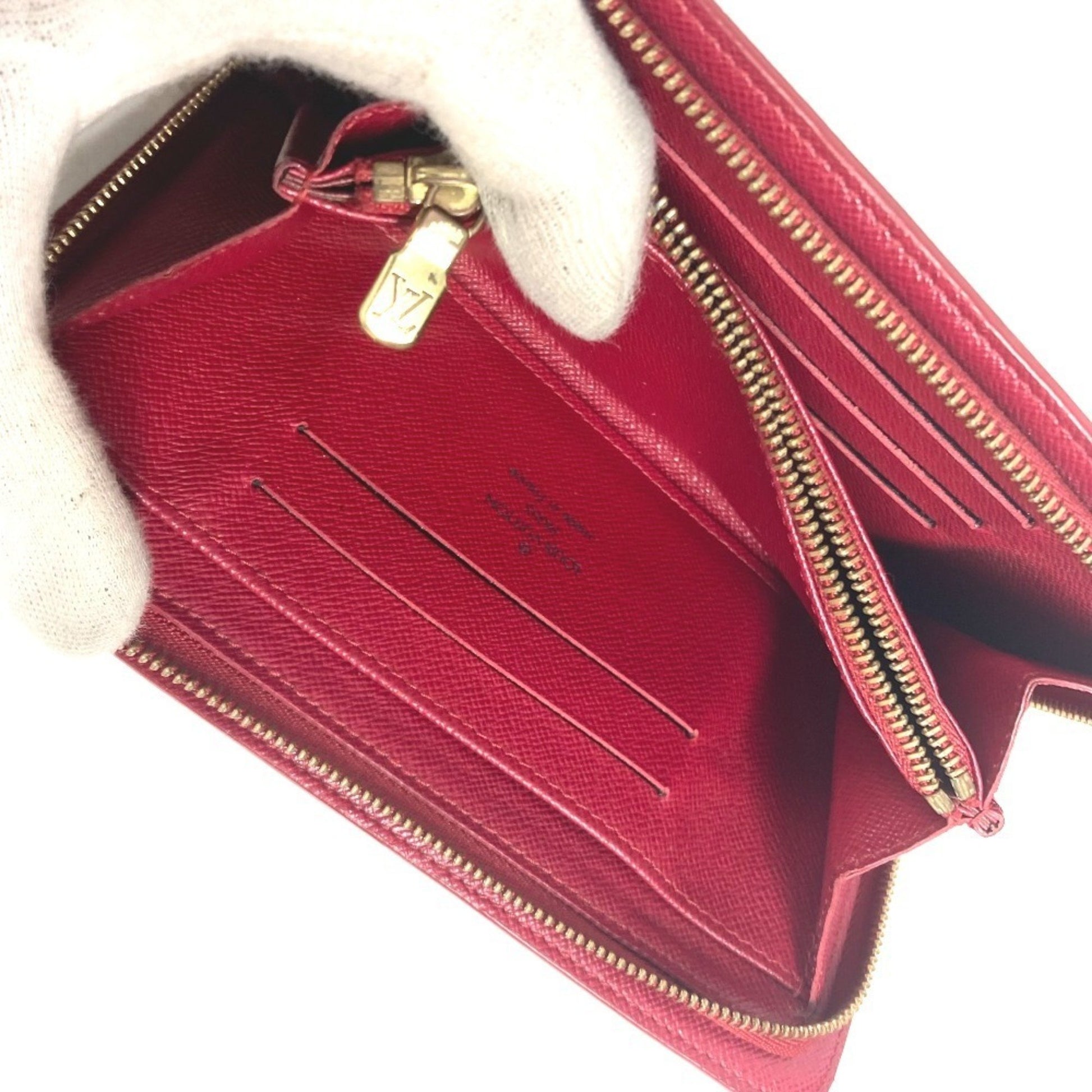Louis Vuitton Porte monnaie Zippy, Brown, Canvas, wallet