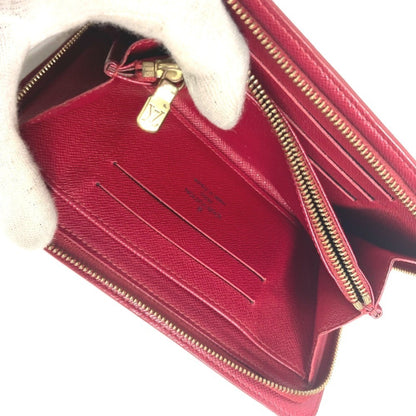 Louis Vuitton Porte monnaie Zippy, Brown, Canvas, wallet