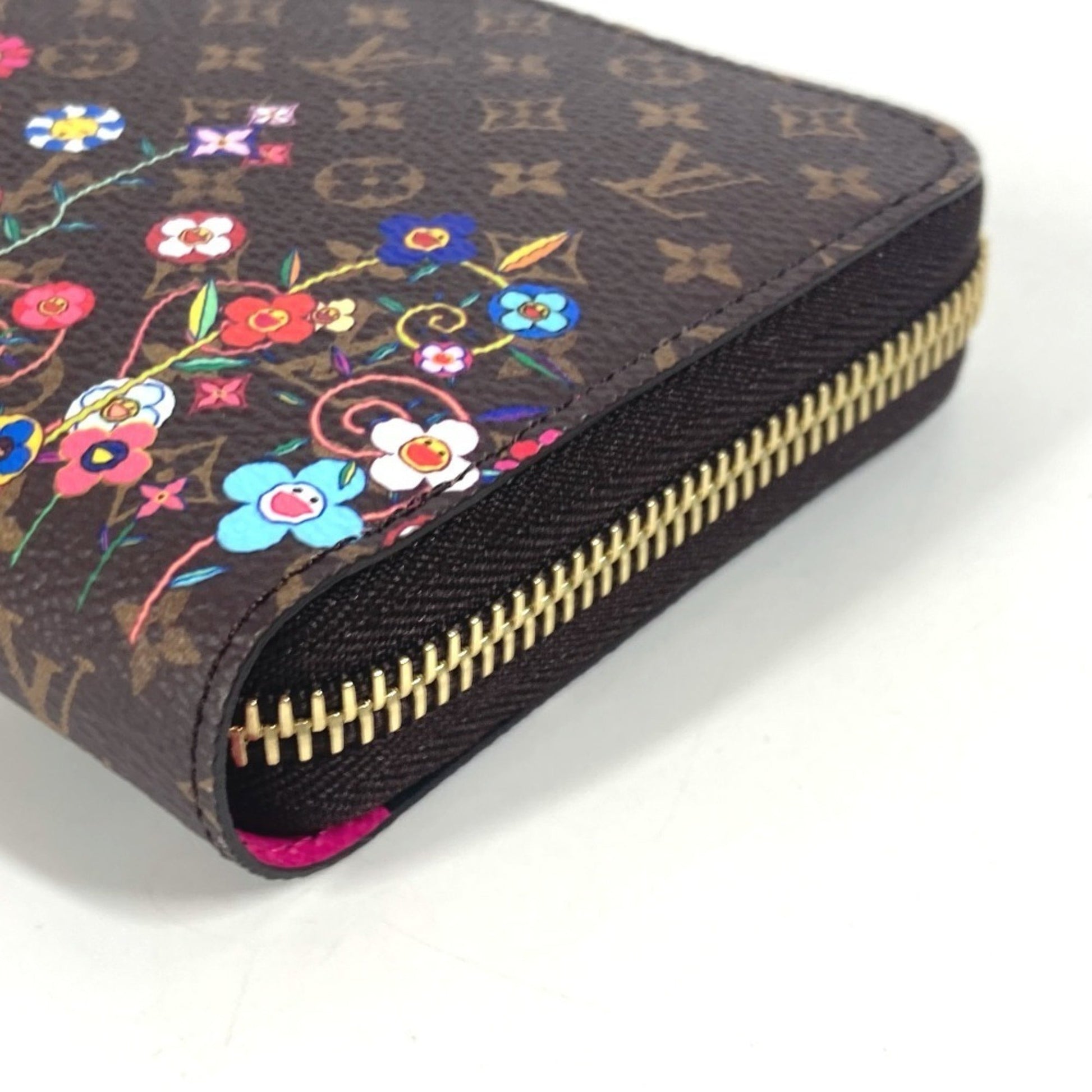 Louis Vuitton Zippy wallet, Brown, Canvas, wallet