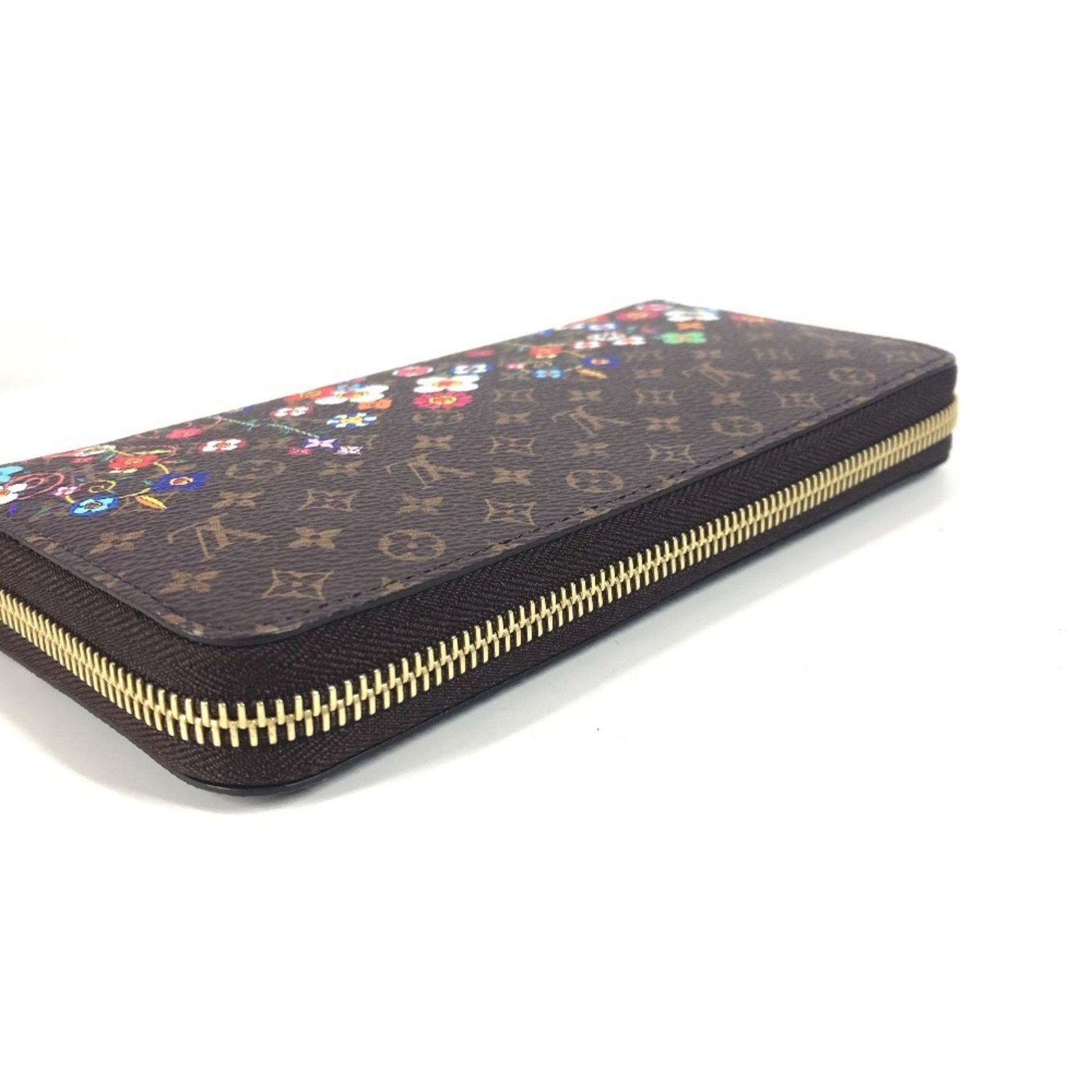Louis Vuitton Zippy wallet, Brown, Canvas, wallet
