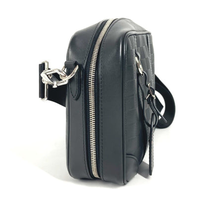 Louis Vuitton Sirius, Black, Leather, shoulder