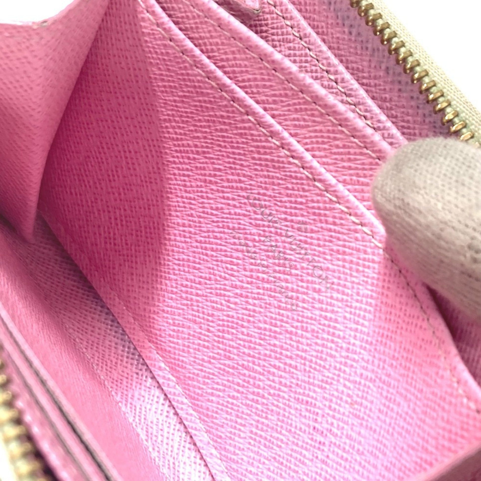 Louis Vuitton Zippy coin purse, White, Canvas, wallet
