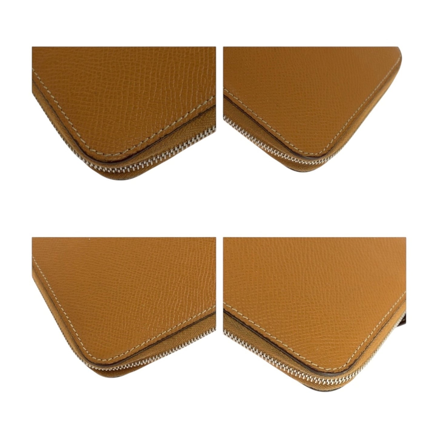 Hermès Azap, Brown, Leather, wallet