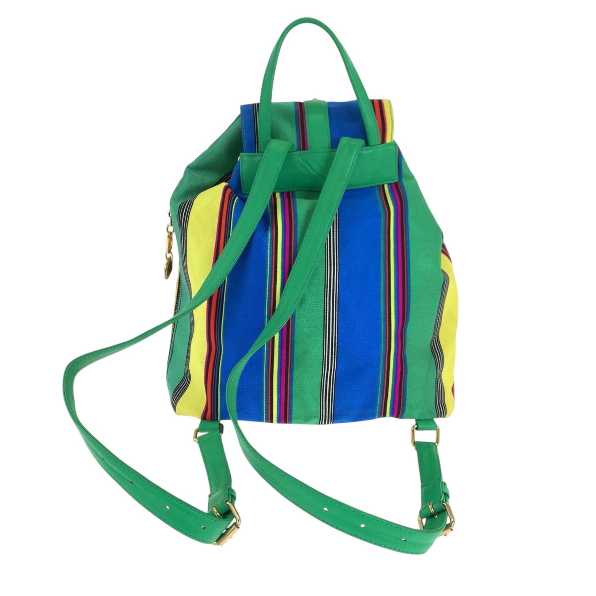 Versace, Multicolour, Canvas, backpack