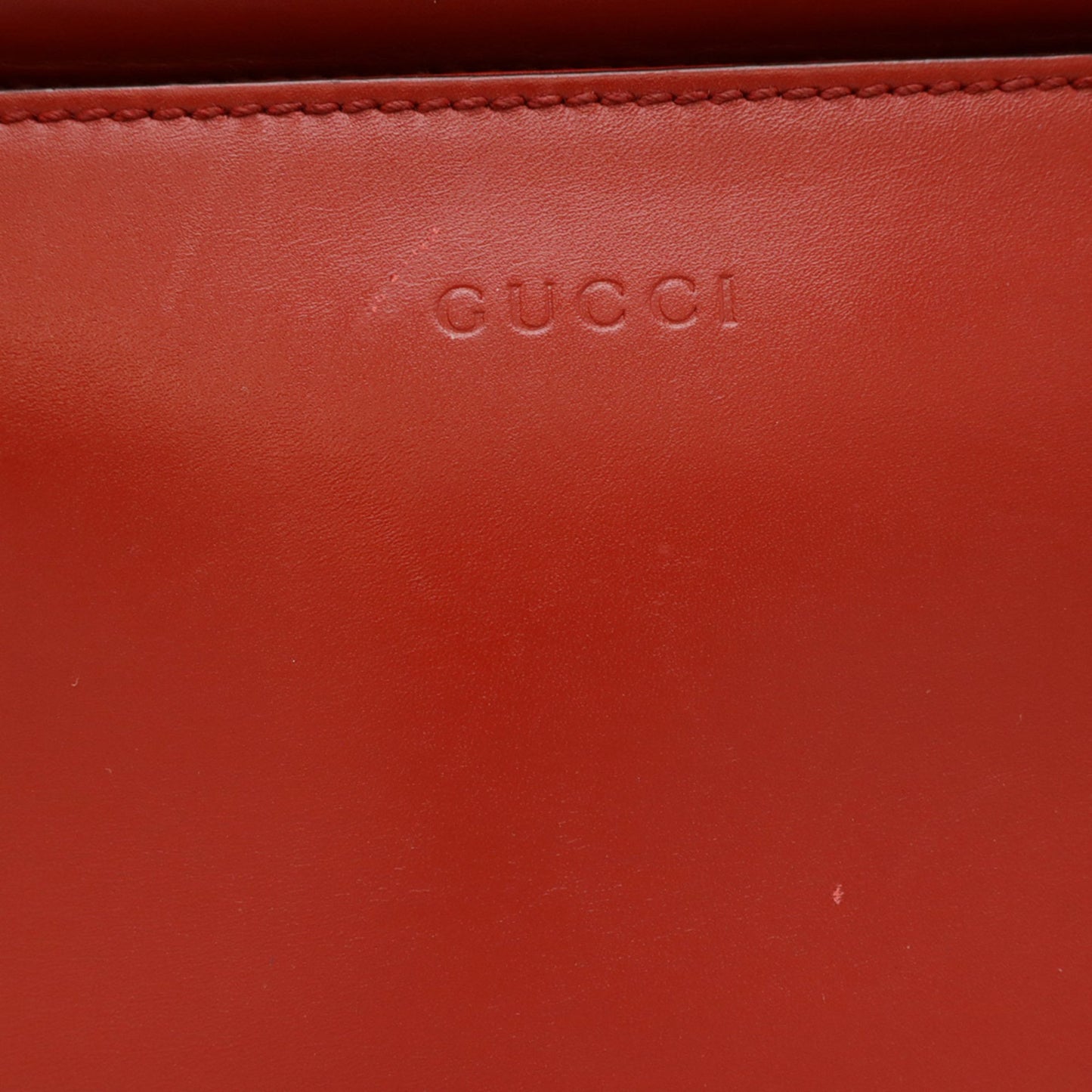 Gucci Nymphaea, Red, Leather, handbag
