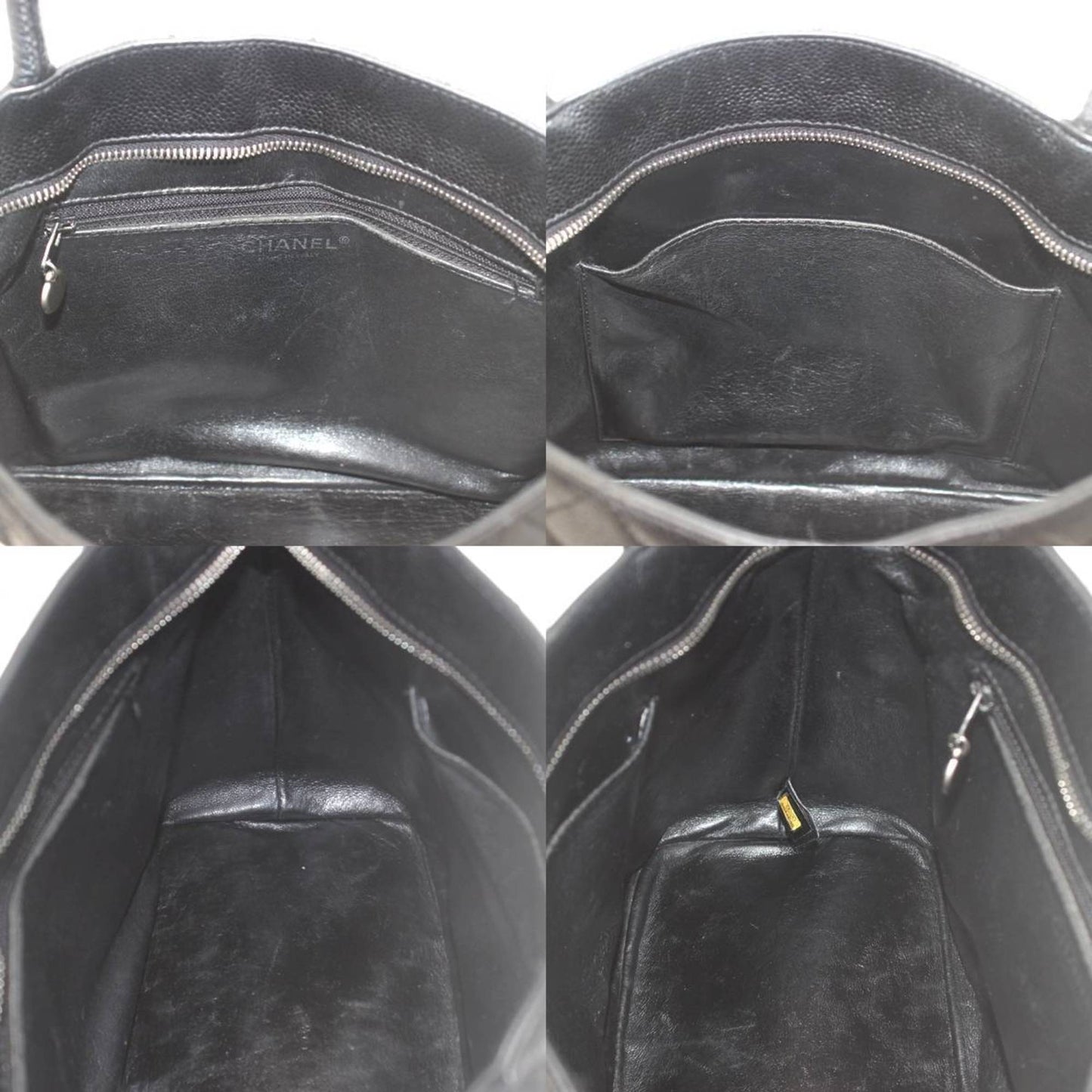 Chanel Medaillon, Black, Leather, tote