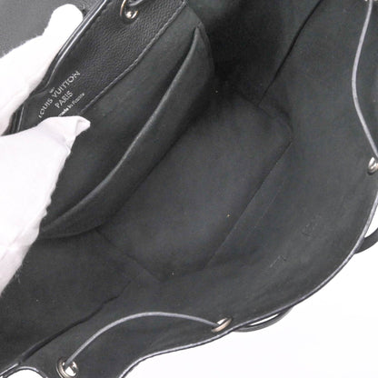 Louis Vuitton Lockme, Black, Leather, backpack