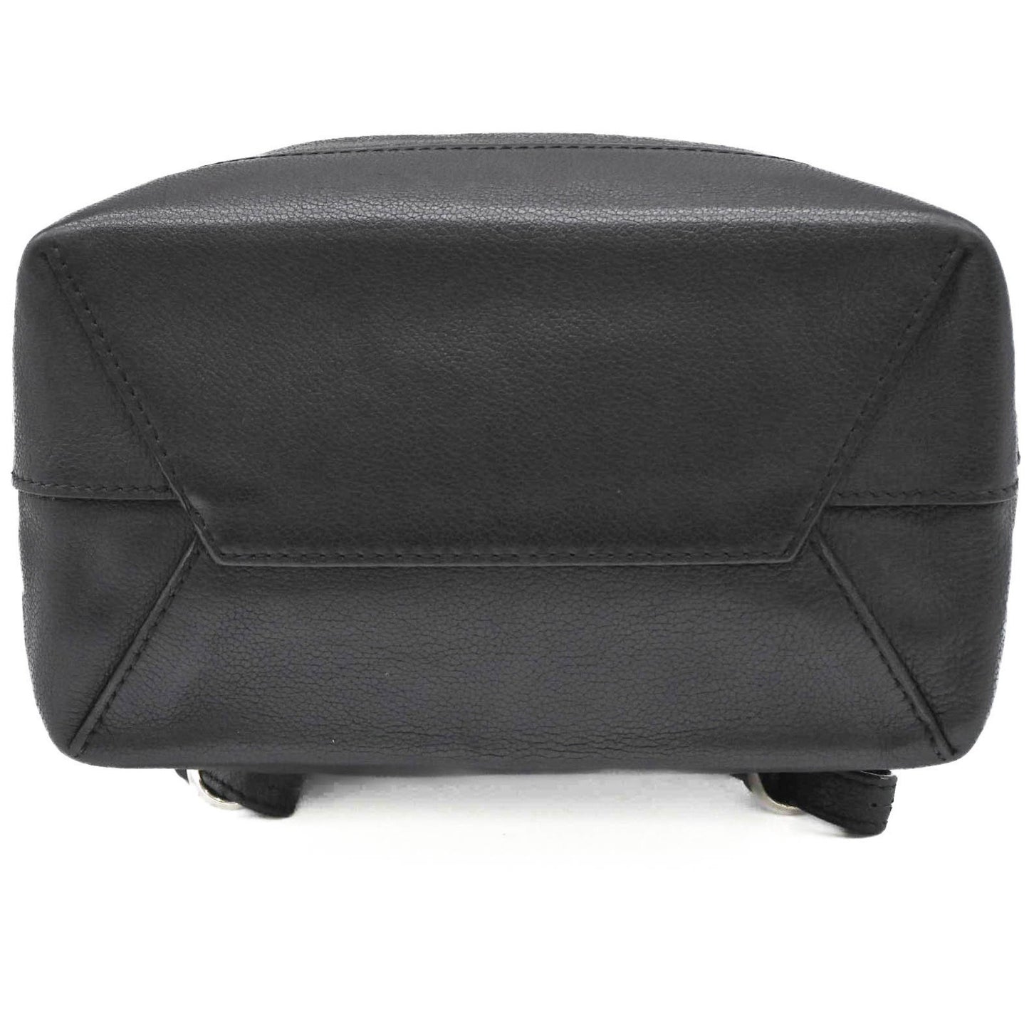 Louis Vuitton Lockme, Black, Leather, backpack