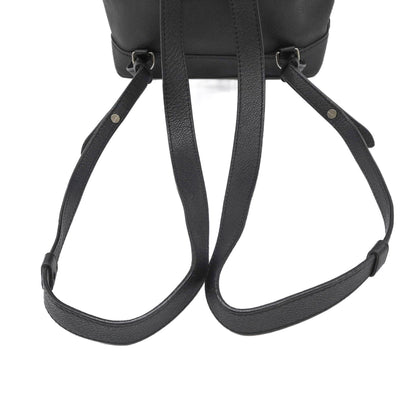 Louis Vuitton Lockme, Black, Leather, backpack