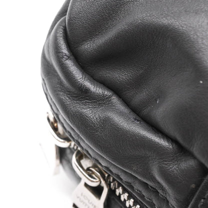Louis Vuitton V Line Cross, Black, Leather, clutch