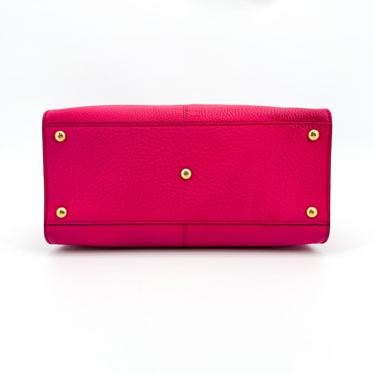 Fendi Selleria Peekaboo Essentially Leather, Pink, Leather, Handbag