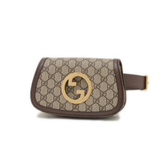 Gucci Interlocking G, "BEIGE, BROWN", "CANVAS, LEATHER", shoulder