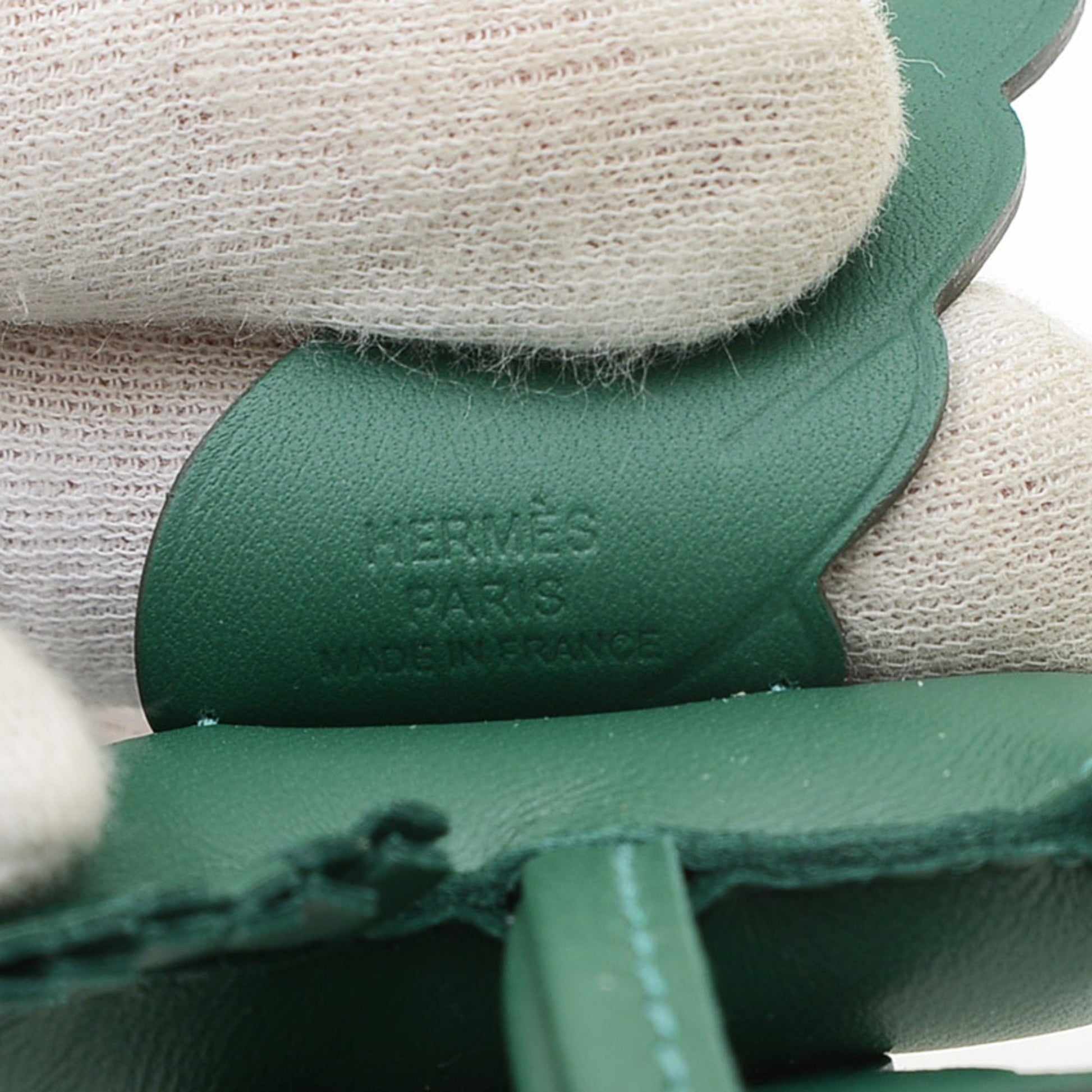 Hermès Pegase, Green, Leather, bag