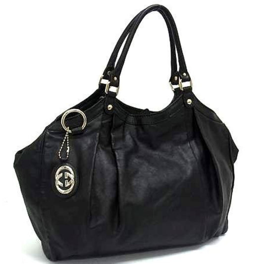 Gucci Sukey, Black, Leather, handbag