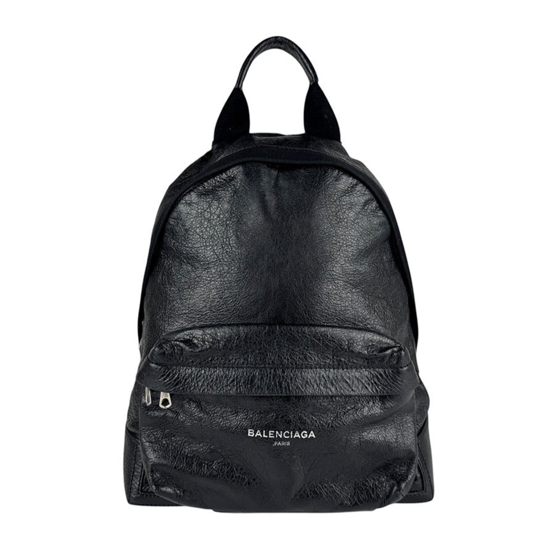 Balenciaga Explorer, Black, Leather, backpack